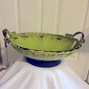 Decorative / Centerpiece Bowl Lime Green
